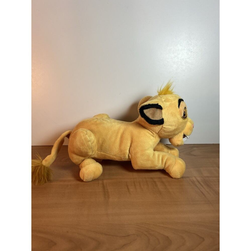 Disney Plush Lion King Child Simba Ready To Pounce 9”